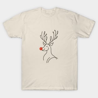 Rudolph - Retro Minimal T-Shirt